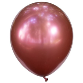 Воздушные шары Хром ROSE RED 12"/30см