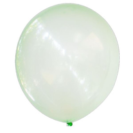 Воздушные шарики 12"/30см  Кристалл Bubble GREEN 255
