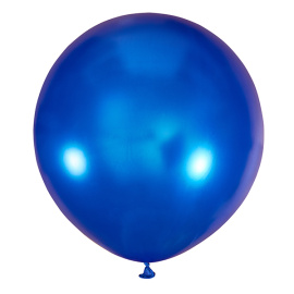 Большой воздушный шар 30"/76см Металлик BLUE 022
