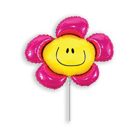 Воздушный шарик из фольги Мини фигура Цветок 34смХ38см