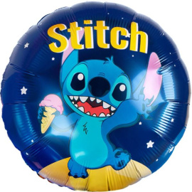 Фольгированный шар Круг Любимый монстрик с мороженым 18"/45 см