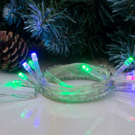 Гирлянда цвет мульти 1,2м LED-12-220V режим фиксинг