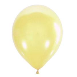 Воздушные шарики из латекса 12"/30см Металлик LEMON YELLOW 034