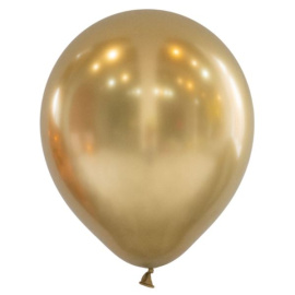 Воздушные шары 12"/30см Хром GOLD 025