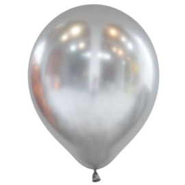 Воздушные шары 12"/30см Хром SILVER 026
