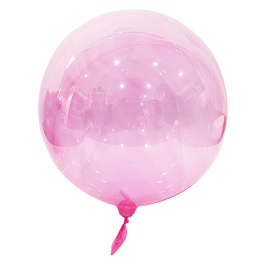 Воздушный шар сфера без рисунка 18" Bubble Pink